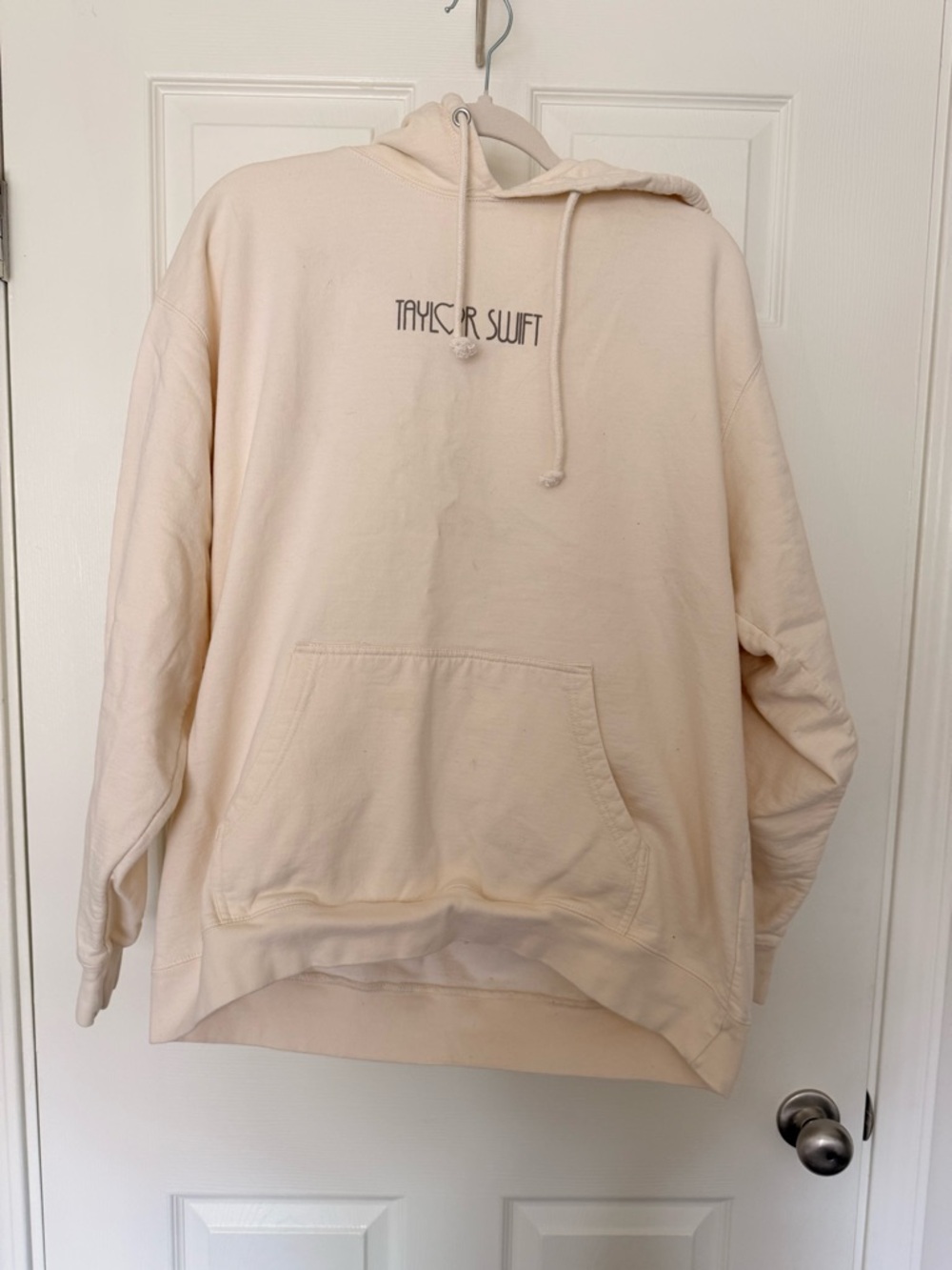 Taylor Swift Cream Logo Hoodie